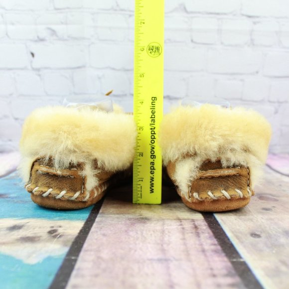 LL BEAN Lined Wicked Good Moccasin Slipper Size 8 - Picture 7 of 9